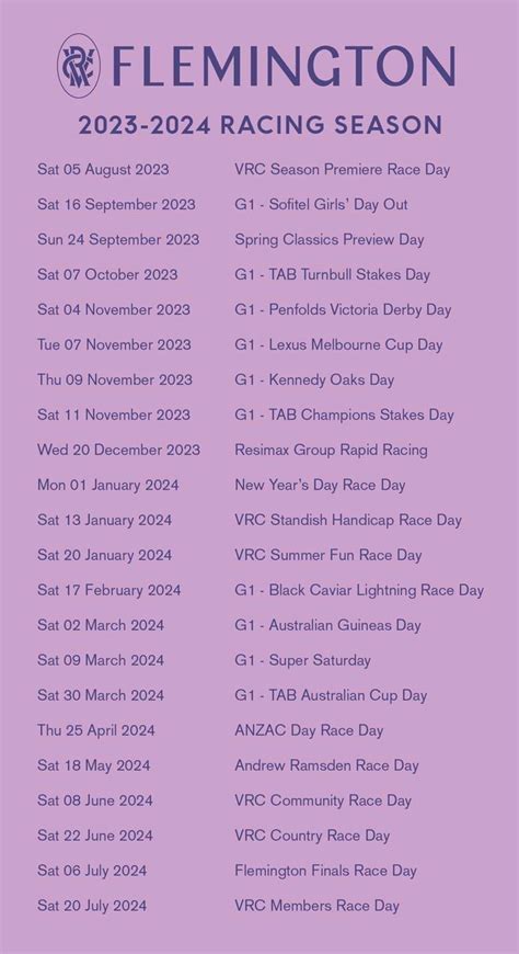 vrc race calendar 2024